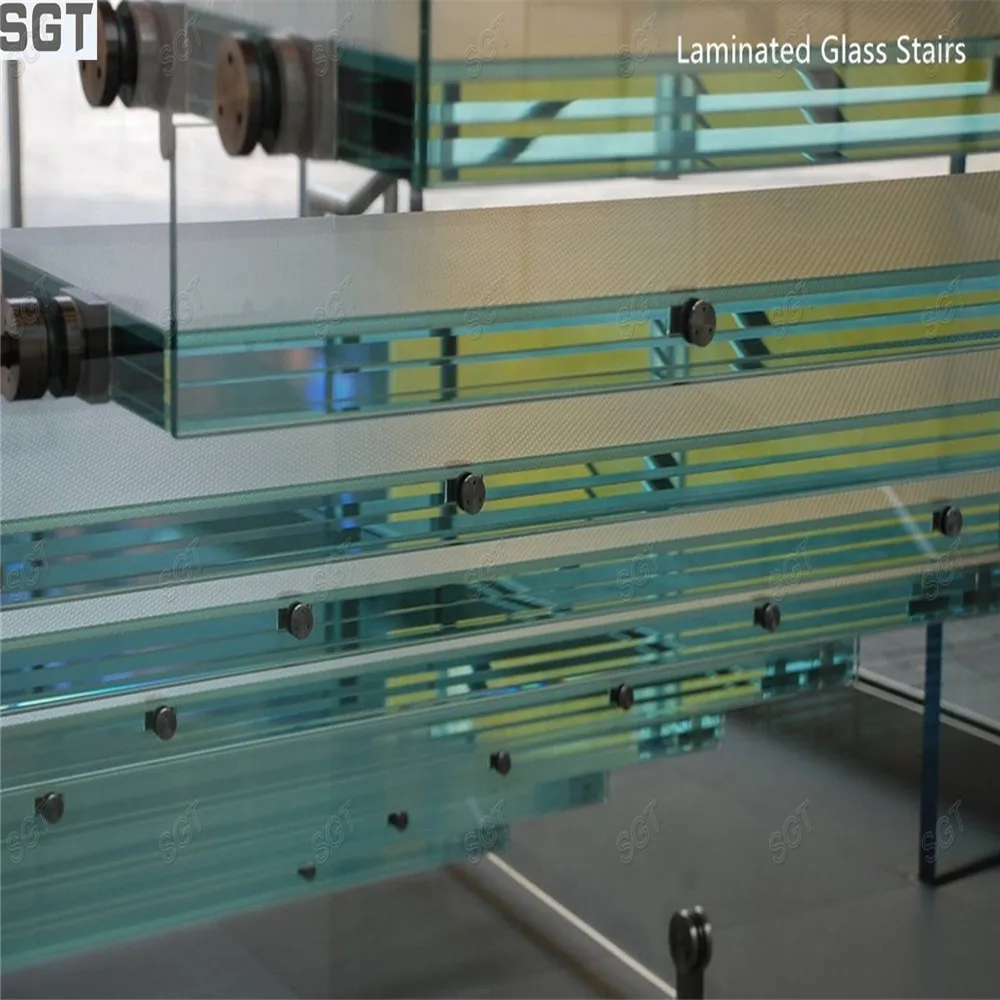 8+8+8mm 10+10+10mm 12+12+12mm 15+15+15mm 19+19+19mm Safety Triple Tempered Toughened Laminated Floor Glass Supplier