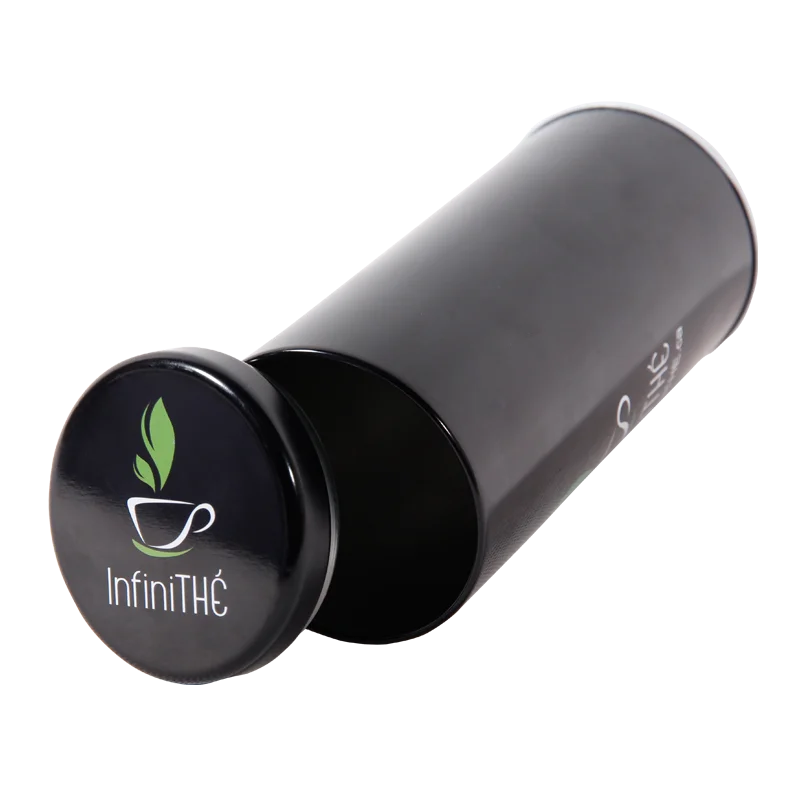 2022 hot sale cylinder gift tin container for coffee can tin packaging