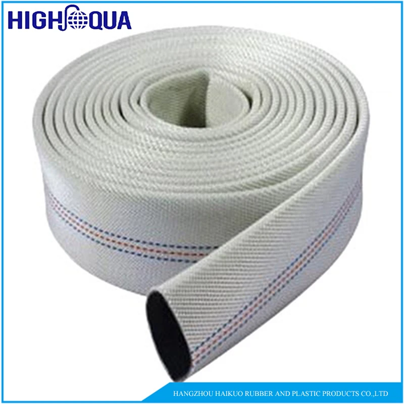 Chinese Manufacturers Low Price 2.5 Inch Cloth Reinforced High Pressure White PVC Layflat Fire Hose With Different Color