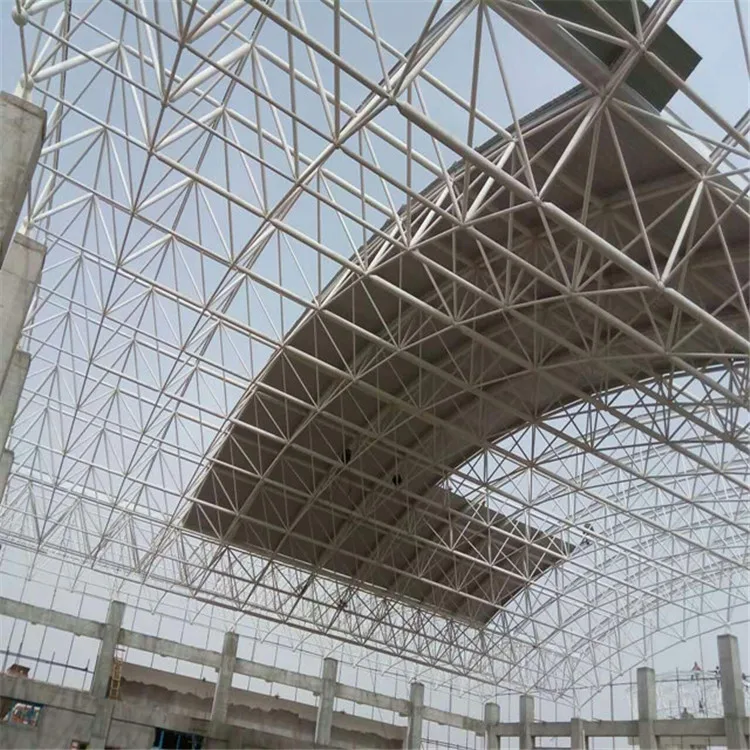 Arch Steel Space Frame Roofing System For Indoor And Outdoor Stadium/Sports Central Hall