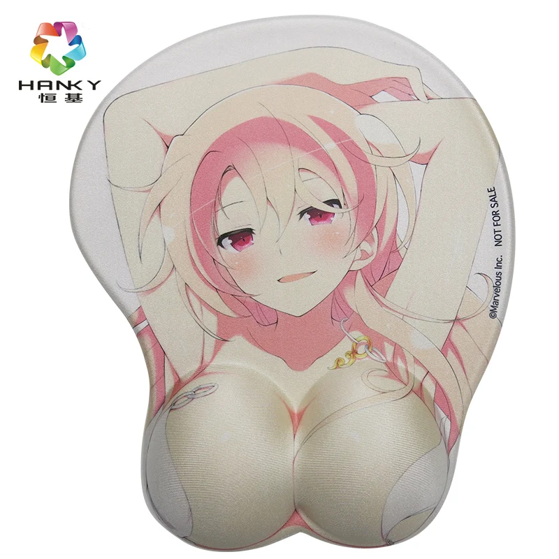 cartoon custom anime boob breast open sexy girl full photo 3d mouse pad
