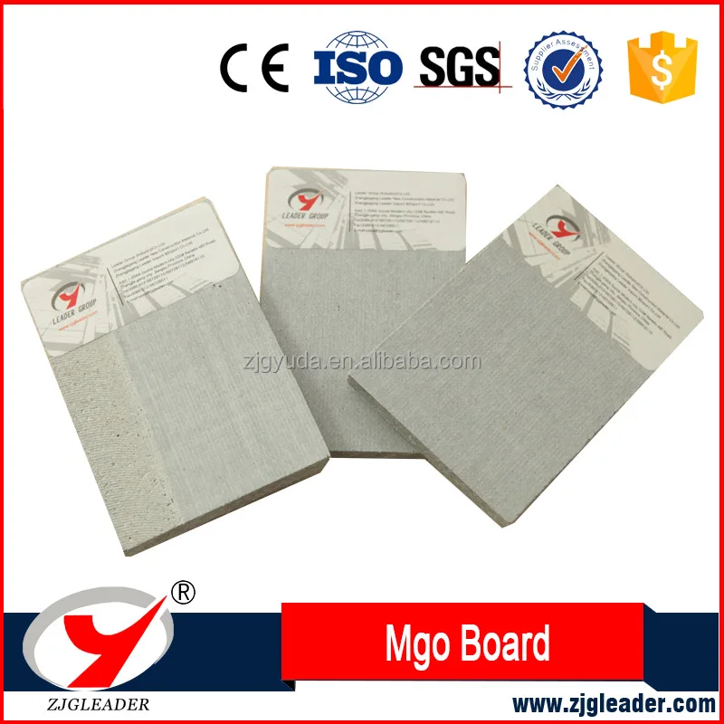 Decorative Superior Mgo Wallboard Fireproof First Grade Mgo Board For Building Materials
