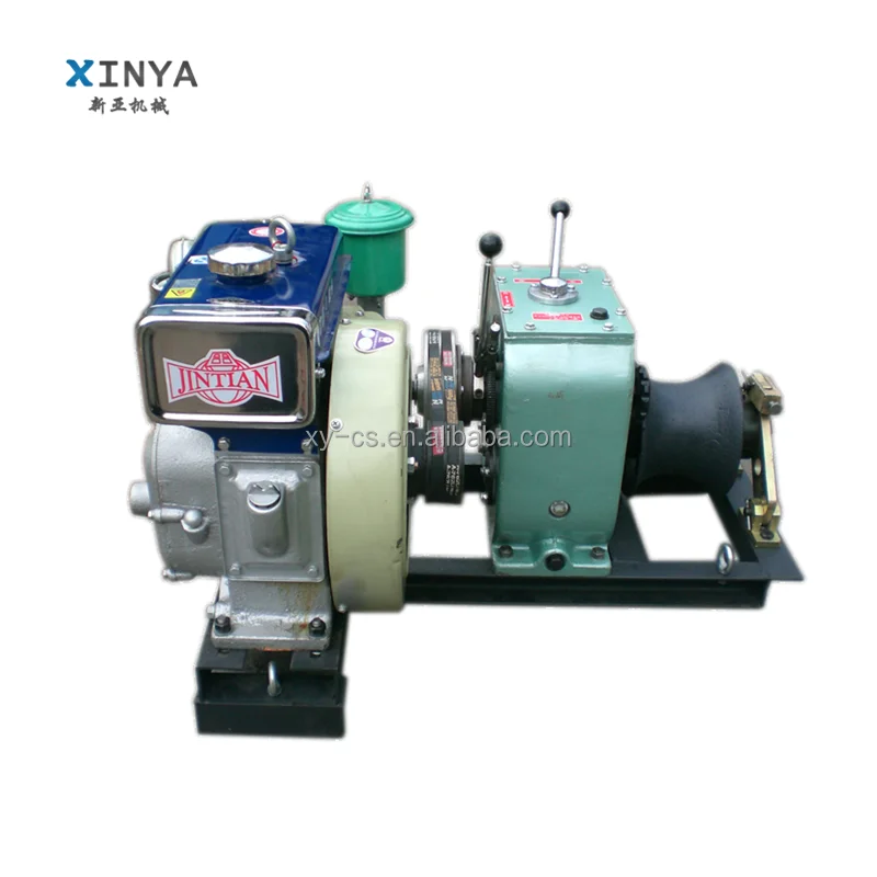Stringing Equipment Diesel Engine Power Winch 3 Ton Capacity