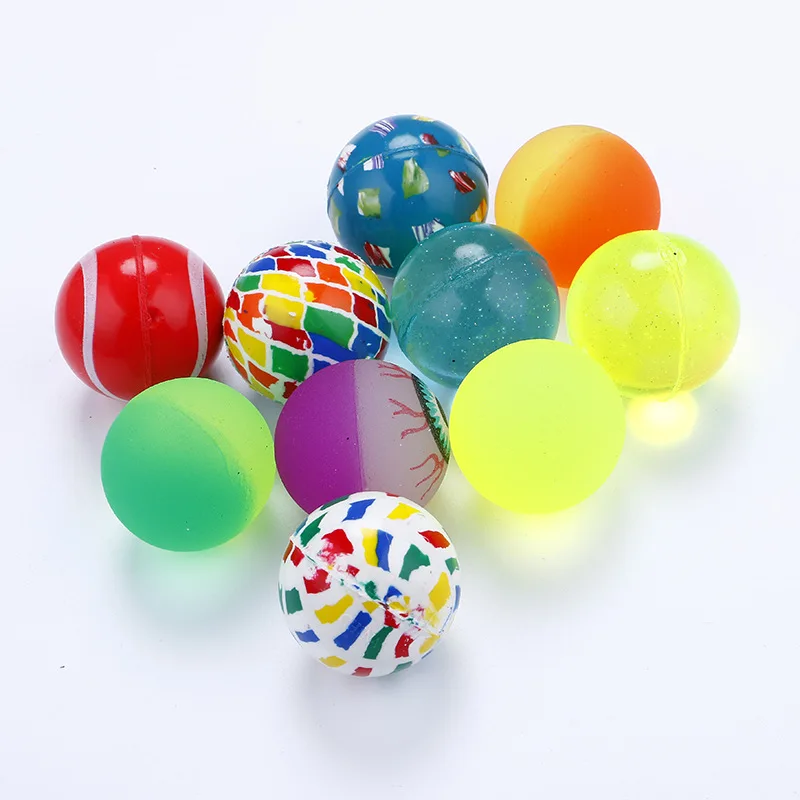 32mm basic color   rubber  bouncing ball toy