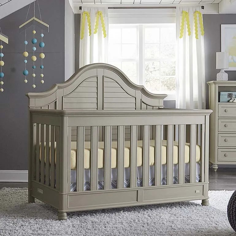 MOOB brand America style pine wood high quality wooden baby crib