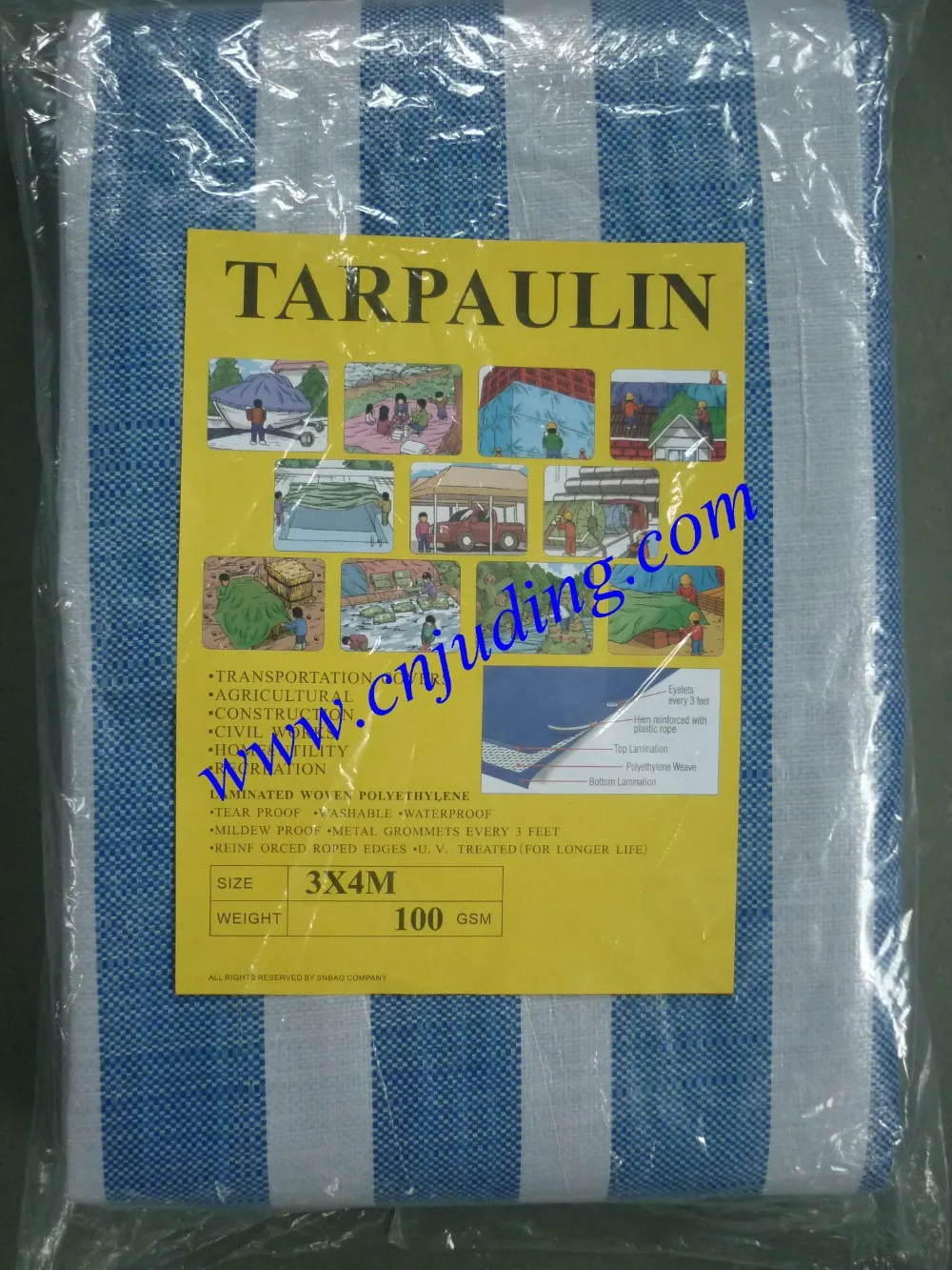 Pe tarpaulin Canvas Cover Tent fabric