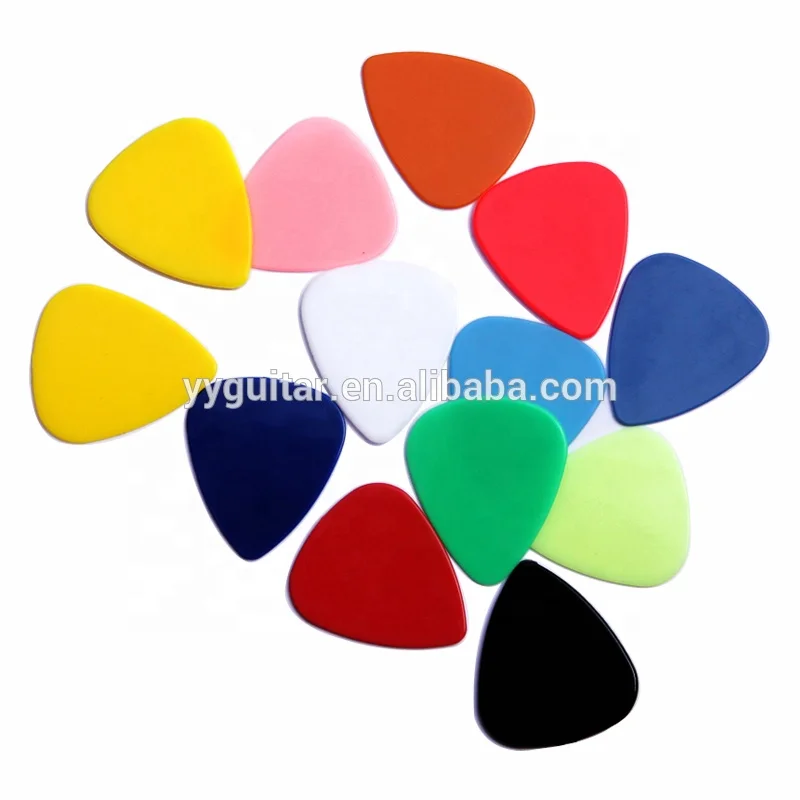 Hot Sale Custom Colorful Celluloid nylon delrin acoustic Guitar Pick