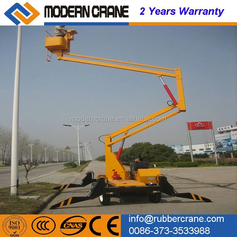 small mobile boom lift