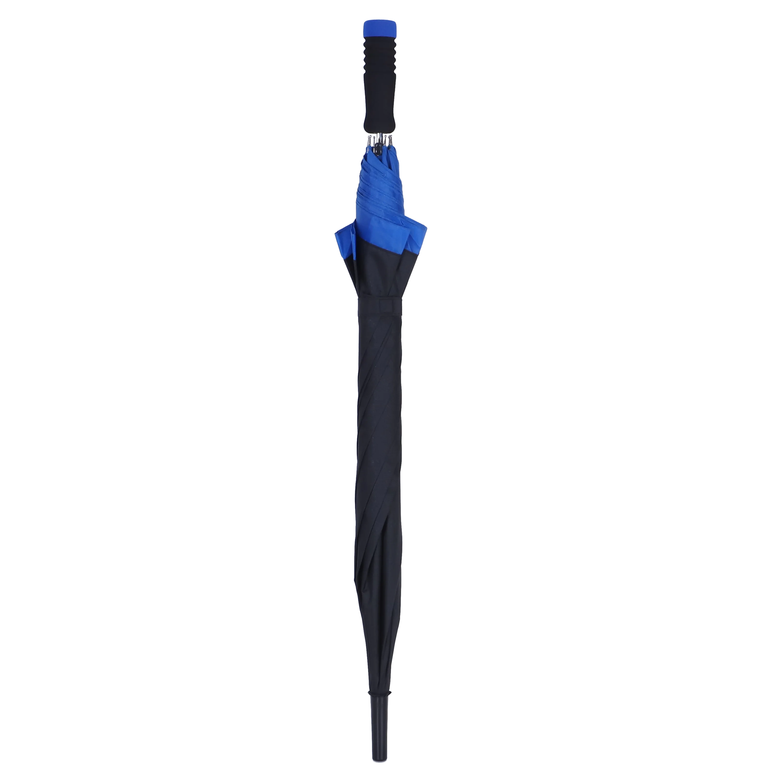 High Quality Rain Proof23 inches Auto Open Black Blue Color Straight Custom Made EVA Handle Stick Golf Umbrella