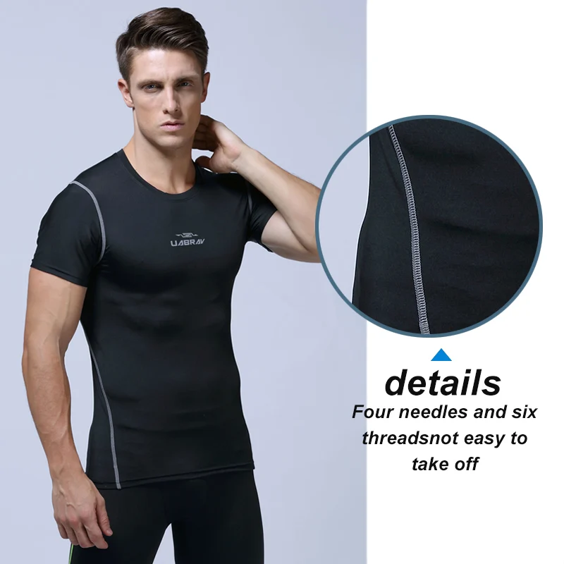 
sublimation no label body up quality fitness wear brazil compression tights men sport wholesale active wear 