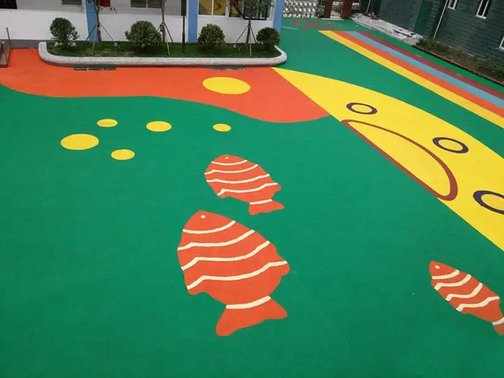 Epdm Synthetic Rubber Wet Pour Rubber Surfacing Epdm Granules For School Playground