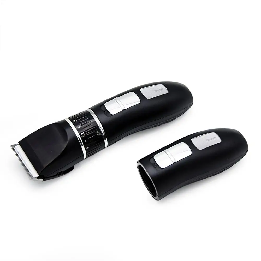 black color trimmer with lithium battery 1500 mah pet groomer kit for vet