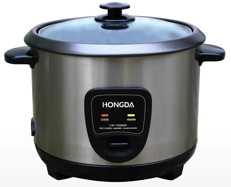 
 Популярная цилиндрическая электрическая рисоварка из нержавеющей стали 1,8 л  