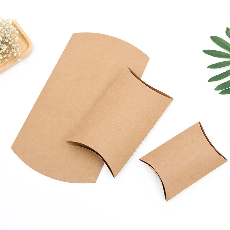 Wholesale price different colors customizable socks kraft paper pillow box