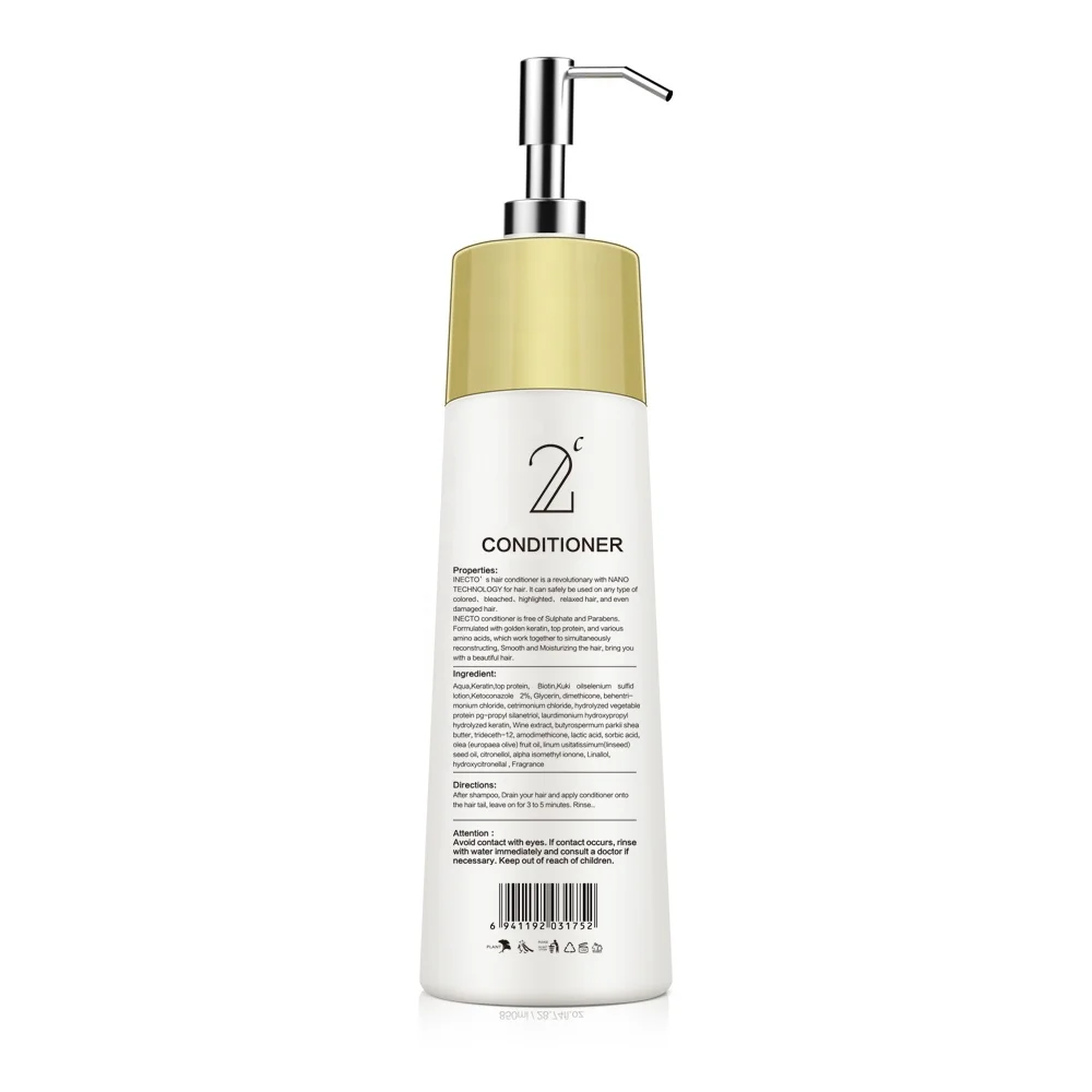 Оптовая продажа, золотой Кератиновый Топ, белок, Кондиционер для волос 850 мл