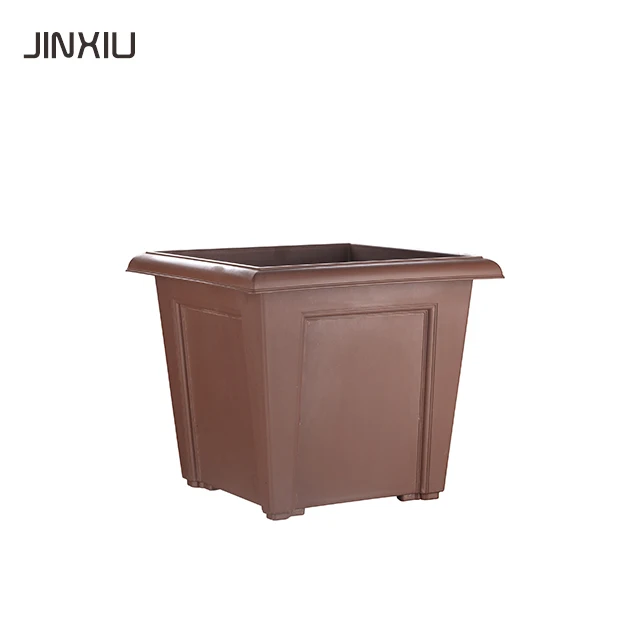 nursery pots recycle plastic pots large square decorative plastic flower pots