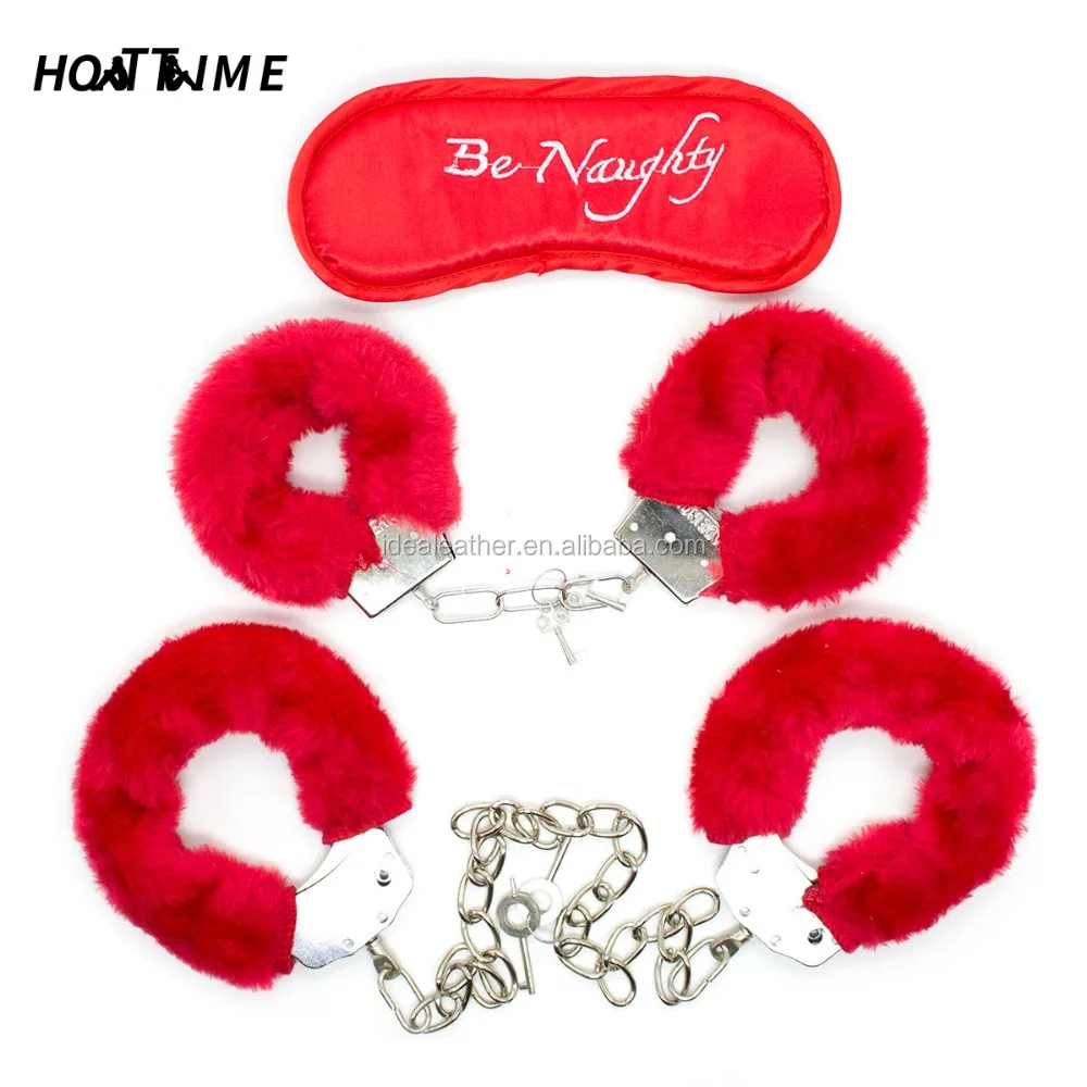 Factory Price Bondage Kits 3PCS/set Sex Toys For Couples Bondage set Plush Bondage handcuffs