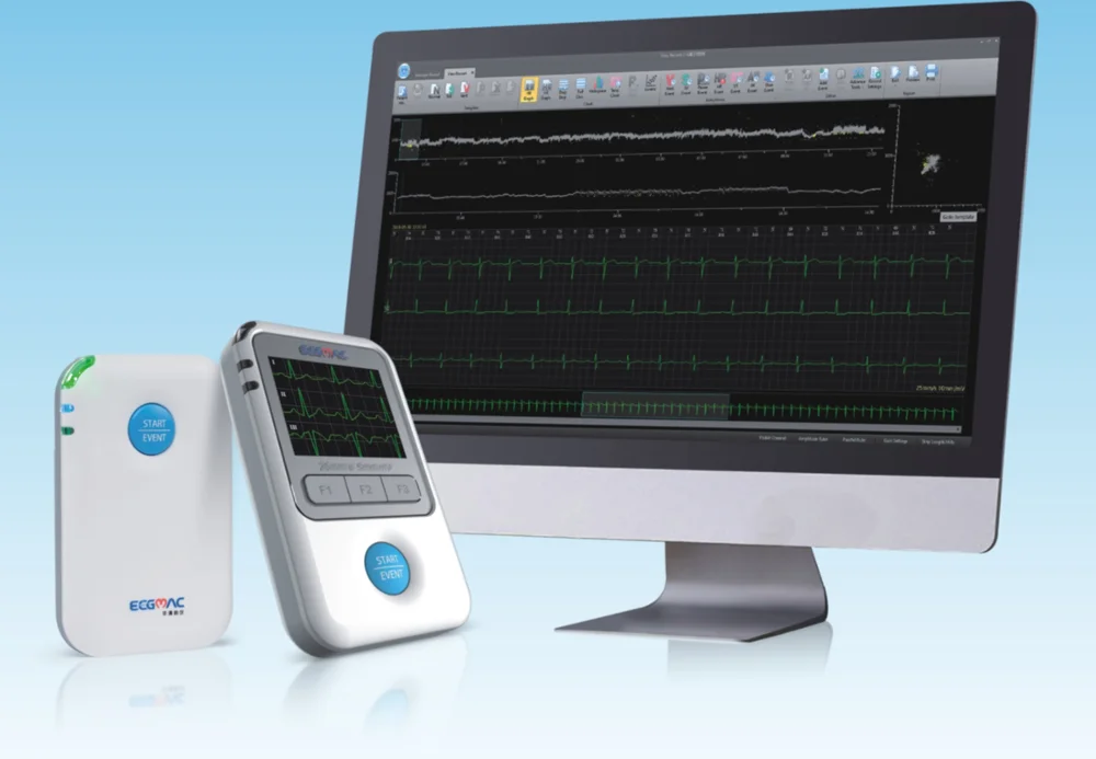 
Multi-channel Holter recording with auto-analysis 