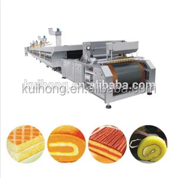 20222 high yield full/semi- automatic swiss roll machine/production line