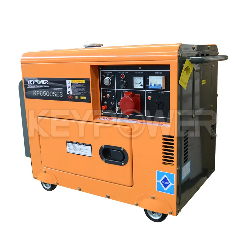 5kw 6.5kw Soundproof Diesel Generator Portable Diesel Generator 5kw
