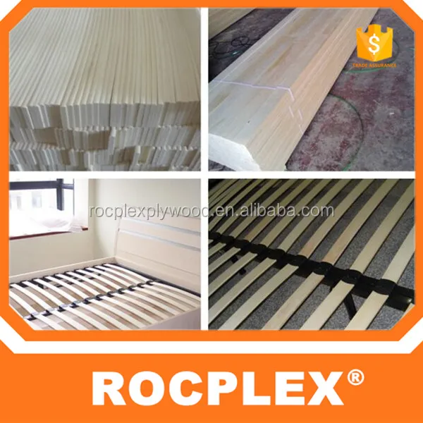 
bed frame ,bed slat plywood, wood full poplar LVL bed slats 