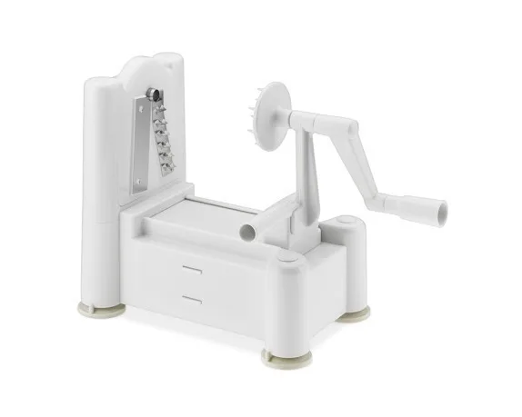 tri-blade vegetable spiral slicer for home use,price manual leafy vegetable cutter,spiral vegetable slicer as seen on tv