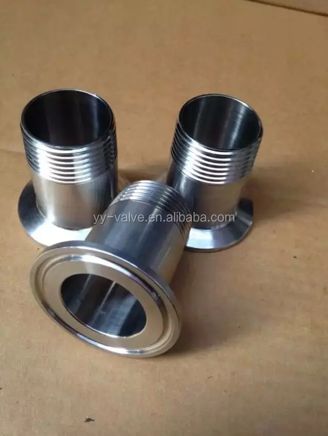 
sanitary stainless steel SS304 SS316L TC clamp threaded ferrule male female ferrule 
