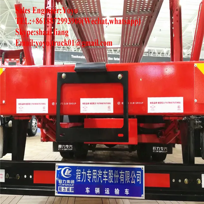 2017 Top Ranking small car trailer/ car towing trailer/ suv semi trailer load 4-8 cars for sale