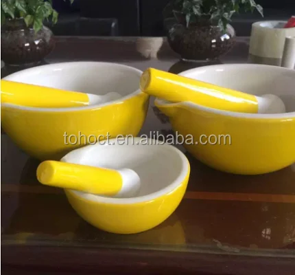 Корундовый керамический раствор и пестик