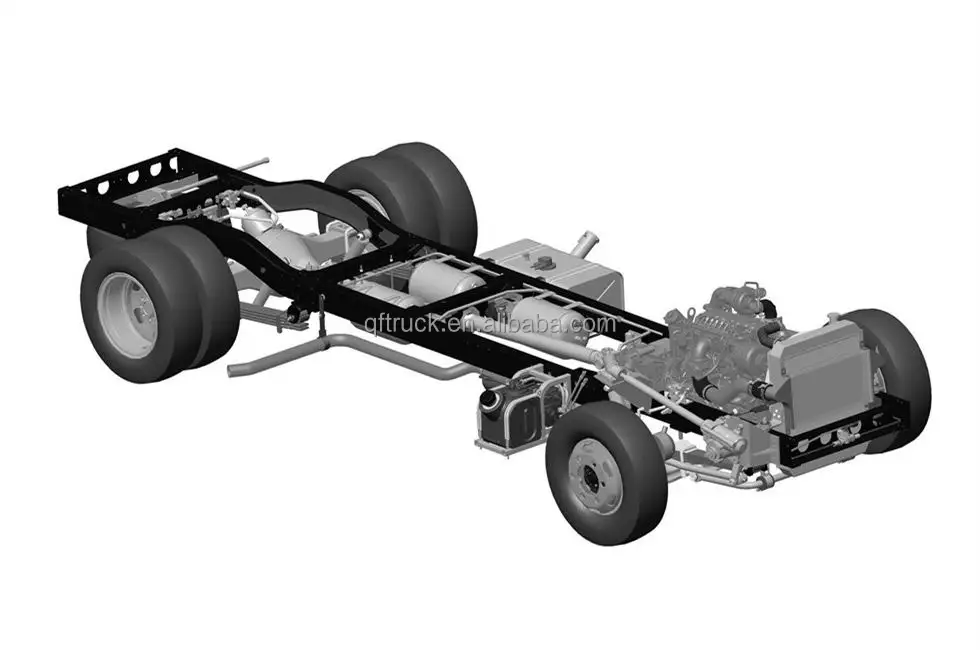 Dongfeng EQ6488KX5AC1 4x2 Bus Chassis 5 m diesel Front Engine