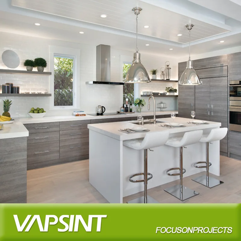 
Завод Фошань, модульный Европейский современный кухонный дизайн 