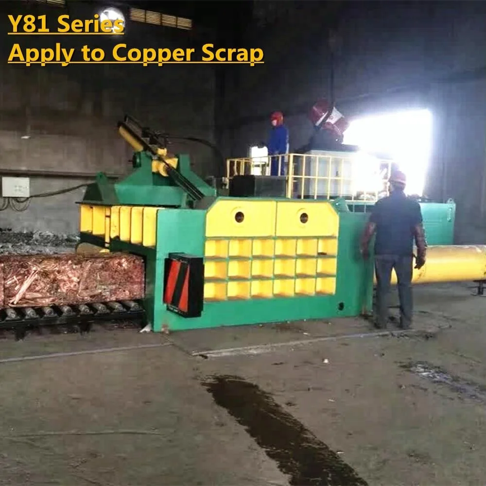 Hydraulic Aluminium Extrusion Scrap Metal Pressing Machine