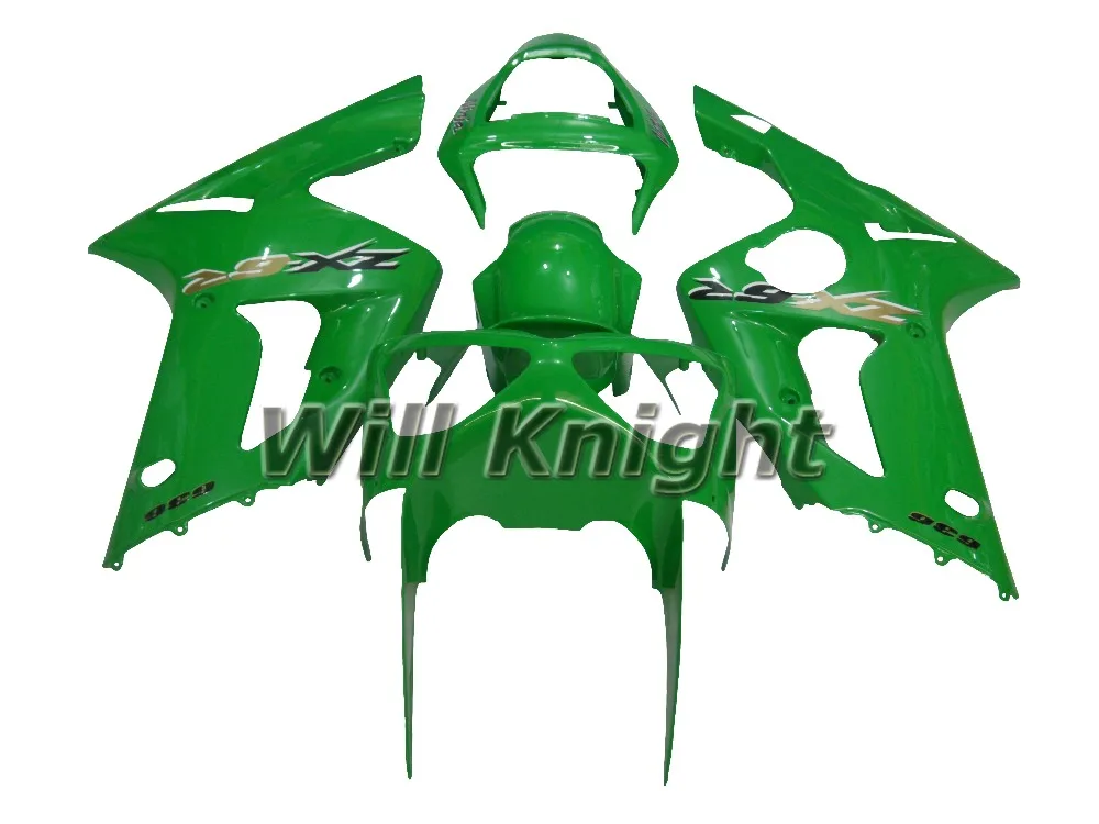 Injection Fairing Kit For Kawasaki Ninja 636 ZX6R ZX-6R 03 04 ABS Plastic Motorcycle bodywork kit Green