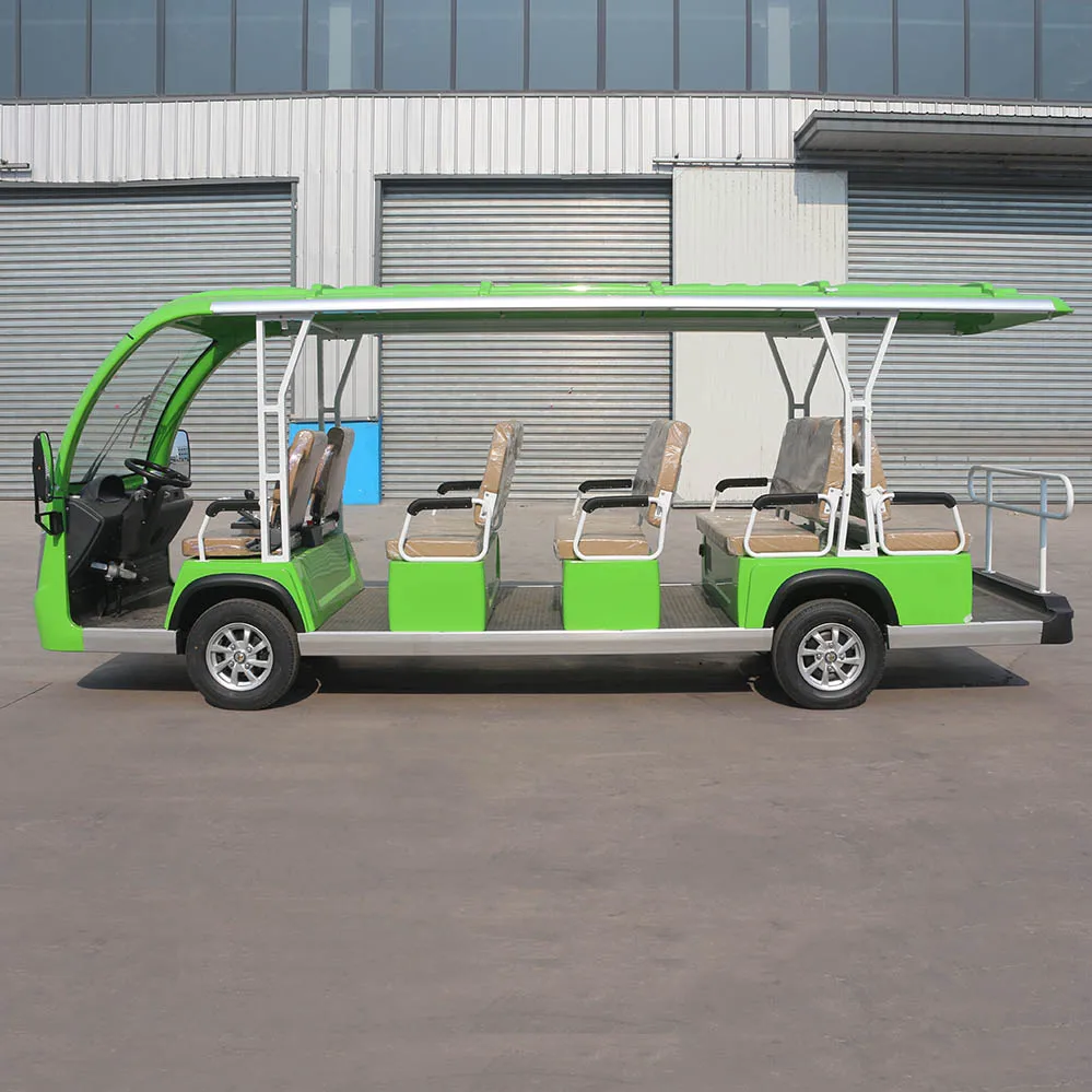 Маленький Электрический экскурсионный автомобиль, мини электрический автобус, гольф-тележка
