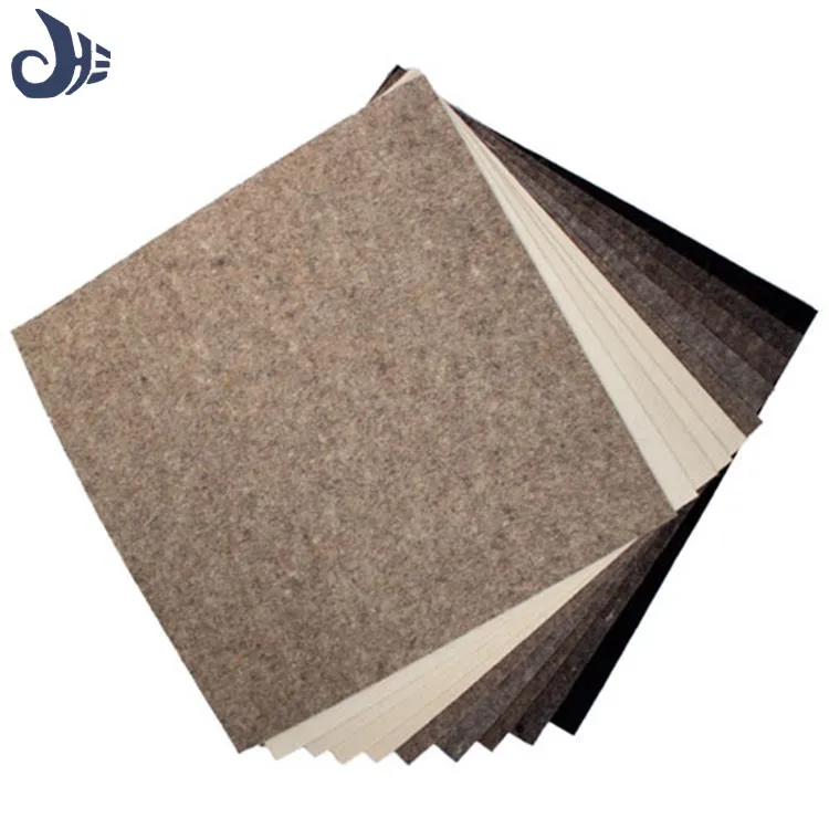 2mm Brown color Needle Punch Polyester Felt carpet for exhibition flooring covering