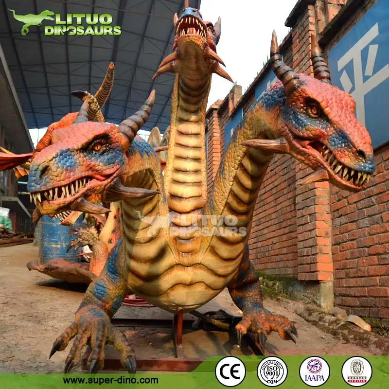 3 Head Animatronic Magic Dragon
