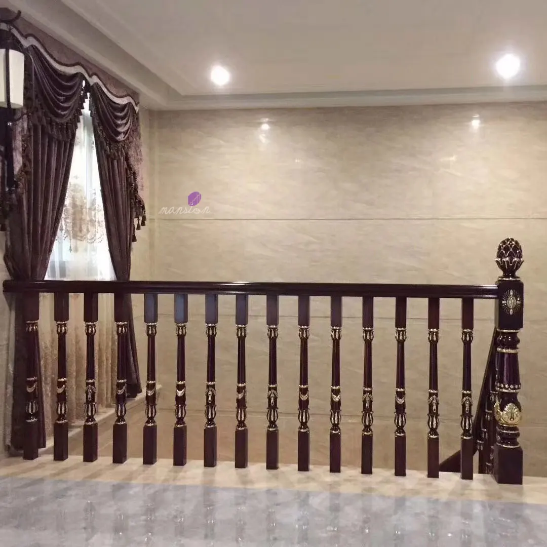
Ornamental Carved Solid Wood Balustrade For sale 