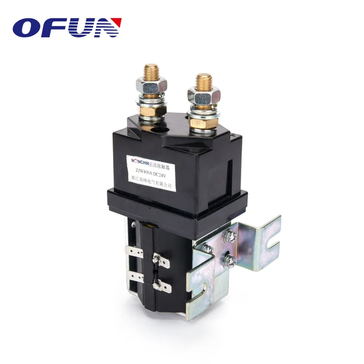 OFUN 1 Phase 1 Pole Closed Magnetic 200A Coil Dc Contactors