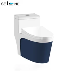 P-trap washdown floor mounting bathroom wc pink color ceramic toilet