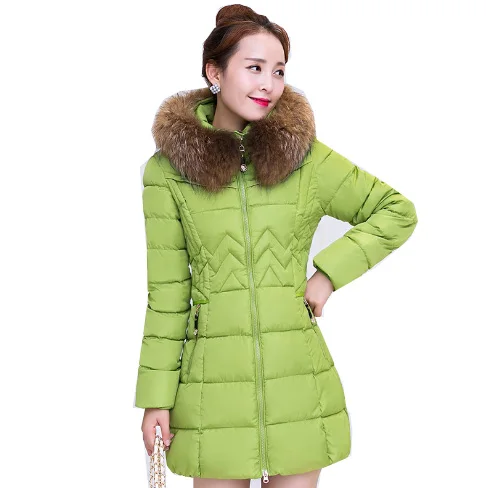 2022 Hot Selling Midi Pattern Women Winter Coats Lady Thick Jacket Warm Clothing Girl Down Jacket Wholesalers