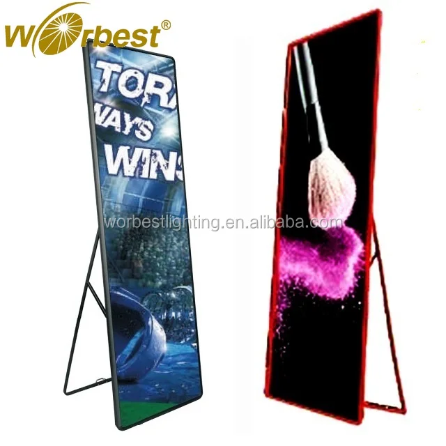 Wi-Fi LED плакат Smart реклама игрока стоят
