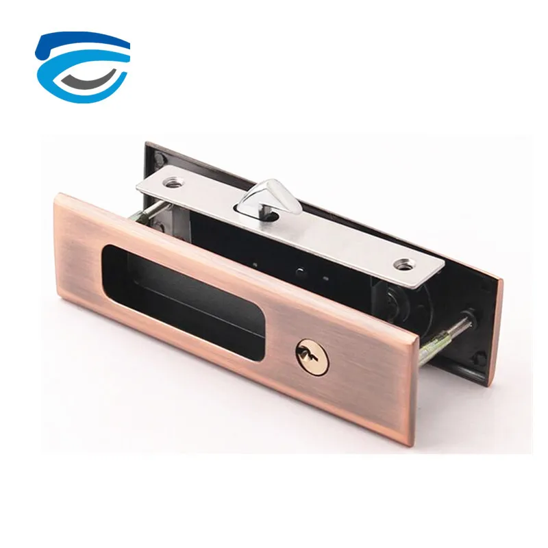 
High Quality Zinc Alloy Sliding Door Lock for Wooden Doors 