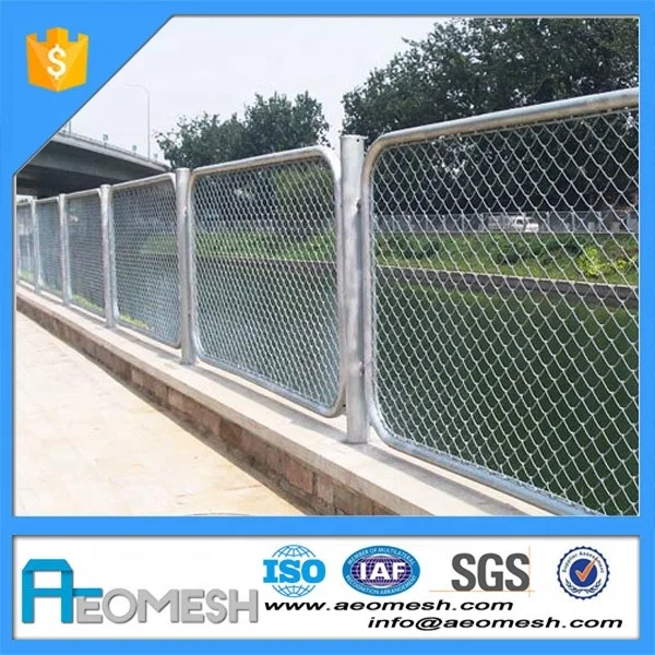 AEOMESH Guangdong hot selling cheap 7ft and 9 gua chain link fence kenya