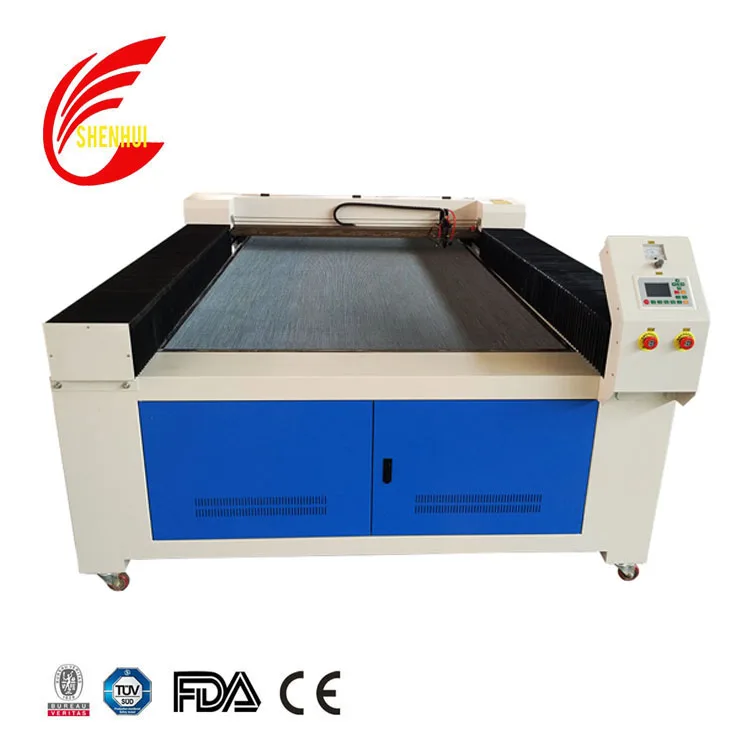 SH-2513 double heads auto feeding 100w 130w co2 laser leather cutting machine for shoes making