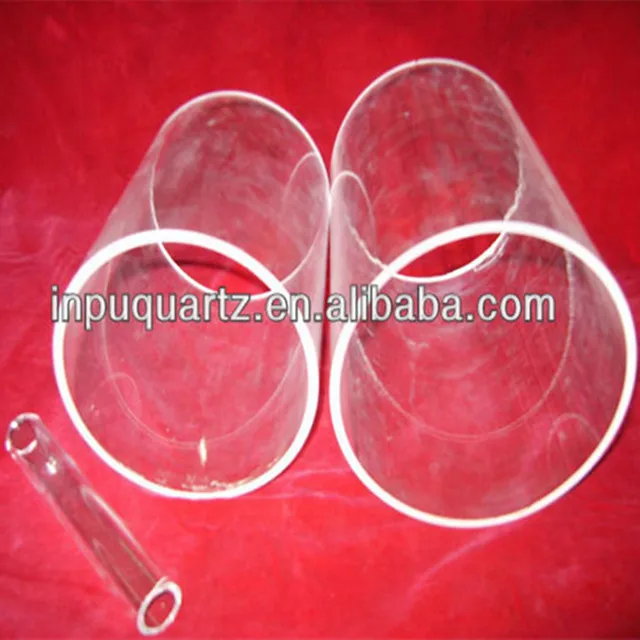 Высокотемпературная прозрачная Плавленая кварцевая стеклянная трубка всех размеров