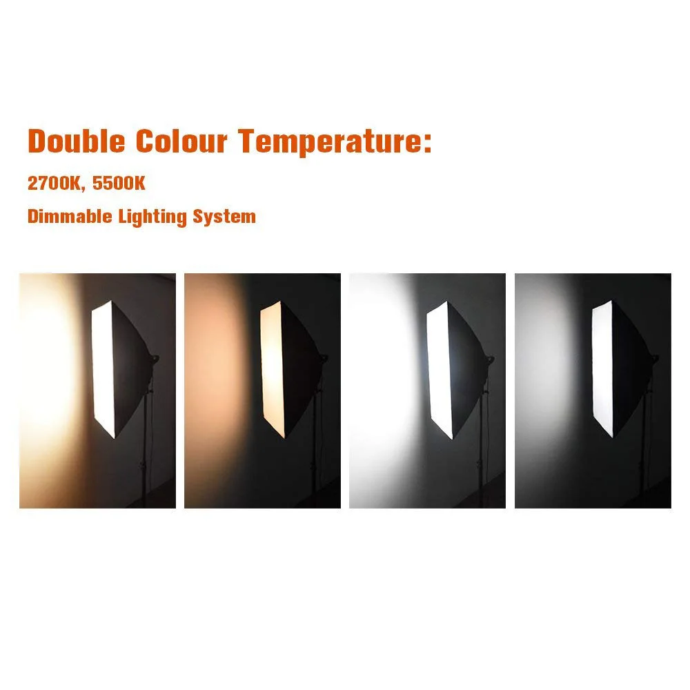 20x27' Rectangular Continuous Lighting Softbox Kit Studio Light Softbox