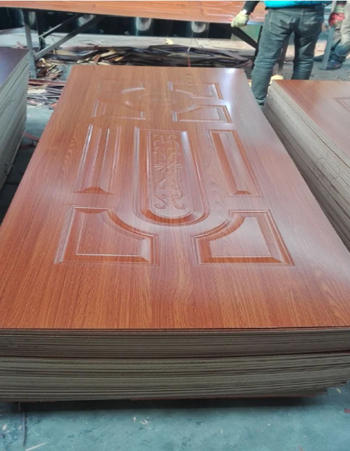 Good price Melamine MDF HDF high density Door Skin from China factory direct selling