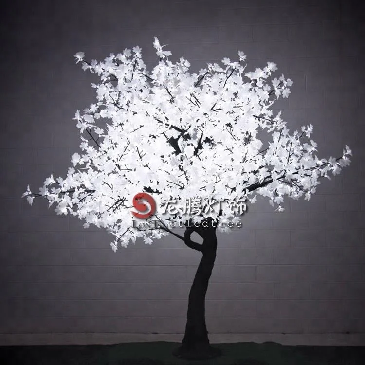 
Wholesale outdoor artificial landscape decoration lighting ginkgo LED christmas tree 