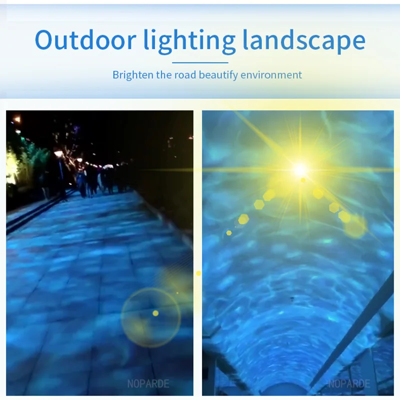 Outdoor waterproof 150W Multi-Color Optional Stage Water Wave Light Ocean Wave Effect Led Remote Control Water Wave Projector
