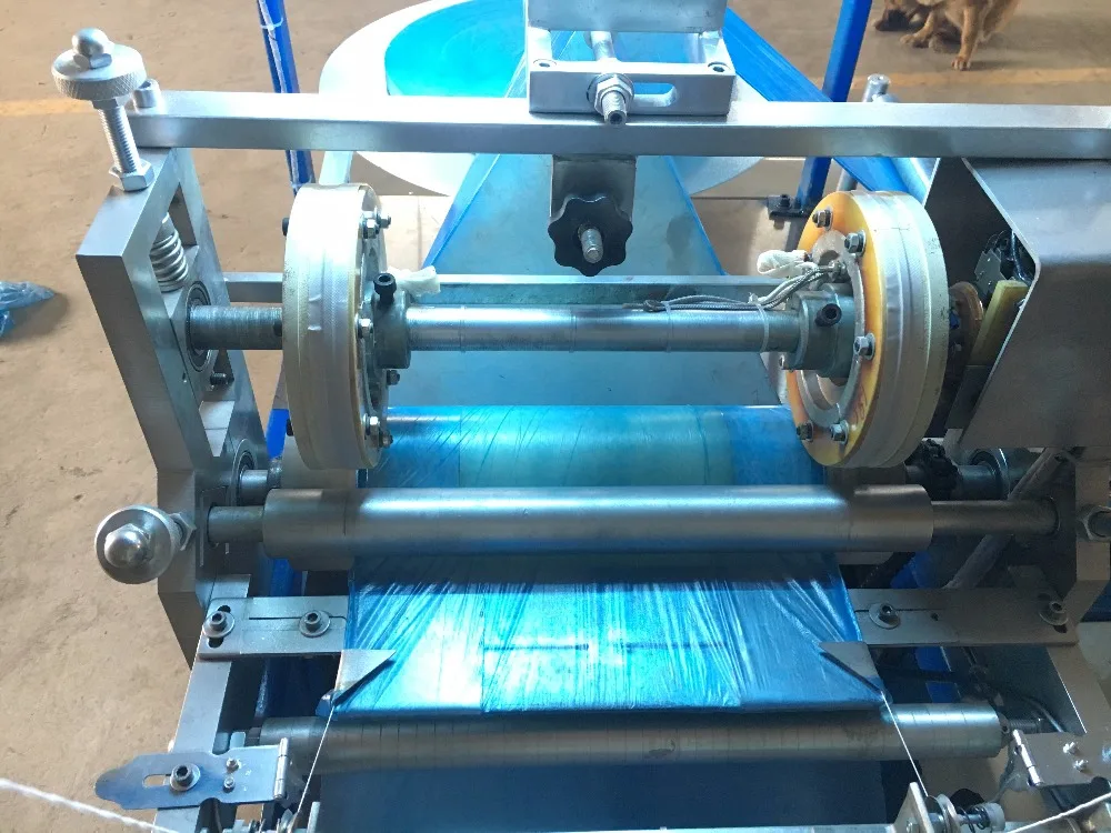 double elastic PE shoe covers machine made/ elastic shoe cover machine